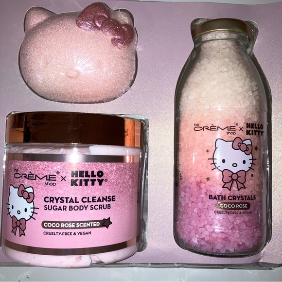 Hello Kitty Other - The Crème Shop x Hello Kitty Limited Edition Lovely Luxury Coco Rose Scented Set
